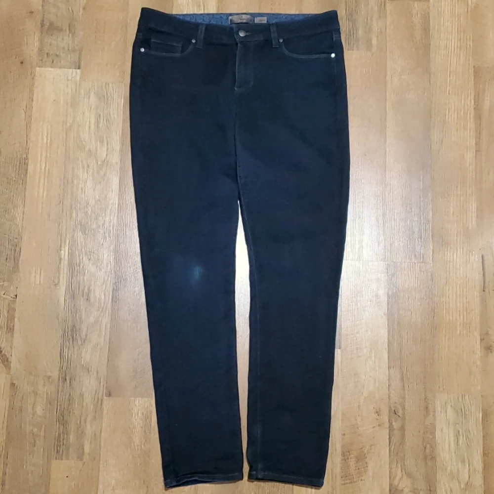 Paige‎ Skyline Womans Dark Wash Stretch Jeans Size 14
